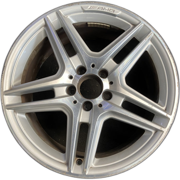 18" MERCEDES E-CLASS 11 207 Type, Cpe, E550, 18x8.5 Original OEM Wheel Rim - Front View
