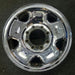 17" FORD F250SD PICKUP 05-07 17x7.5 , 5 spoke, steel, chrome clad Original OEM - Front View
