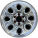 17" AVALANCHE 1500 07-10 17x7.5", steel, 8 hole, chrome Original OEM Wheel Rim - Front View