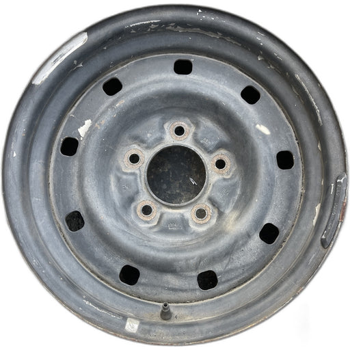 16" EXPEDITION 00 12mm lugs , 16x7, steel, 9 small holes Original OEM Wheel Rim - Front View