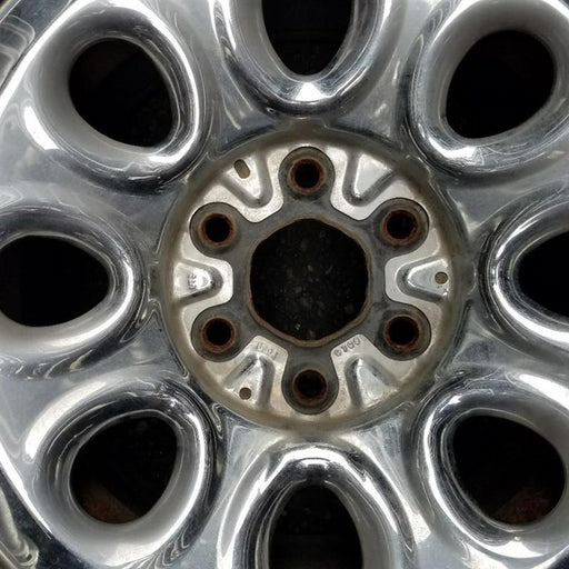 17" AVALANCHE 1500 07-10 17x7.5", steel, 8 hole, chrome Original OEM Wheel Rim - Angle View