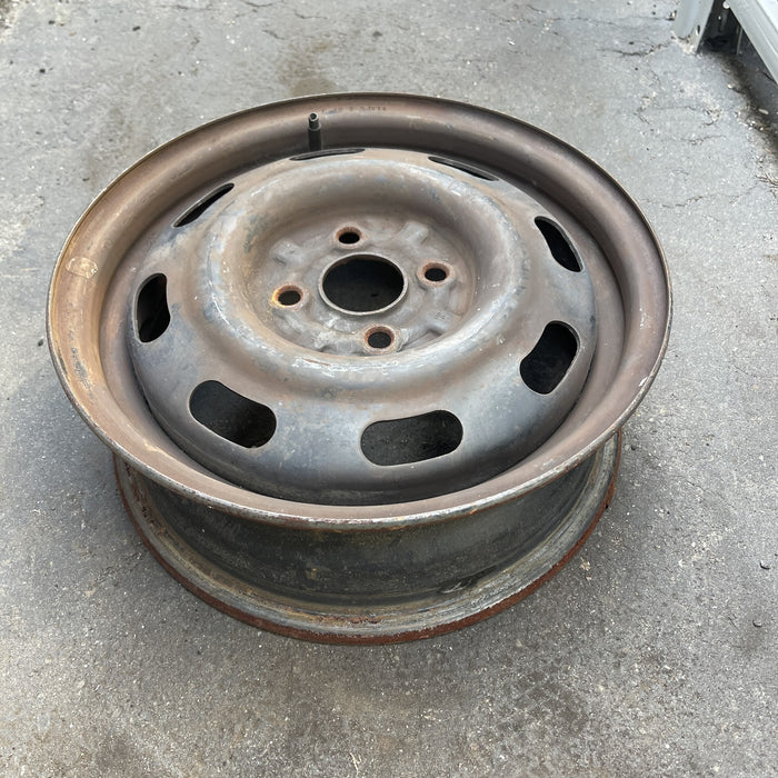 14" ESCORT 97 14x5 , silver Original OEM Wheel Rim - View 8