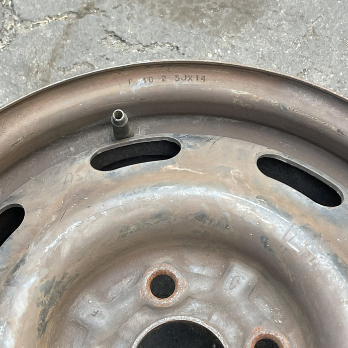 14" ESCORT 97 14x5 , silver Original OEM Wheel Rim - View 9