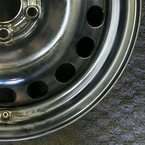 16" G6 05-06 16x7, steel Original OEM Wheel Rim - Back View