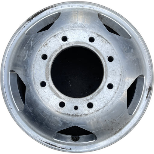 17" SIERRA 3500 PICKUP 11-17 DRW, , forged polished aluminum , rear, outer - Front View