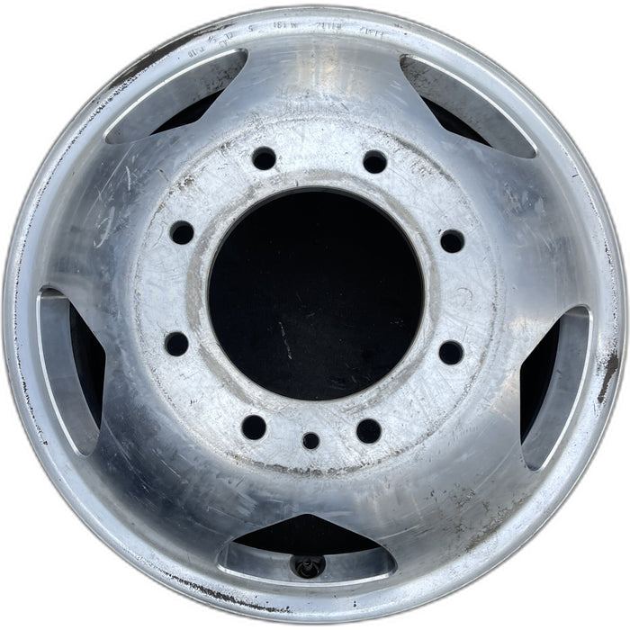 17" SIERRA 3500 PICKUP 11-17 DRW, , forged polished aluminum , rear, outer - Front View