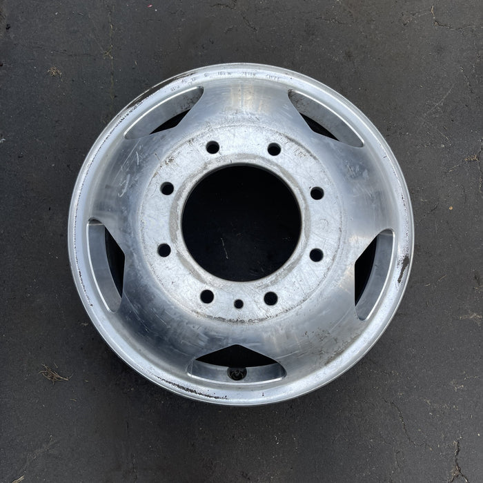 17" SIERRA 3500 PICKUP 11-17 DRW, , forged polished aluminum , rear, outer - Additional View
