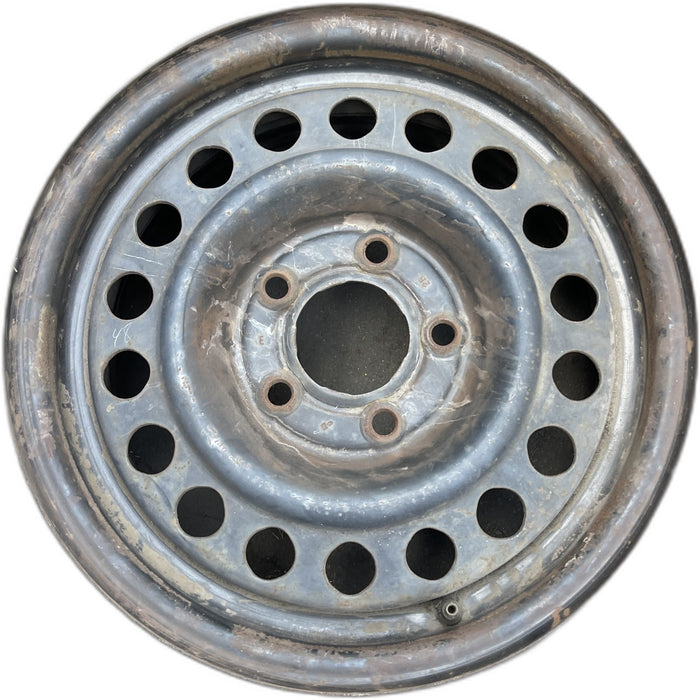 15" DEVILLE 89-90 15x6, steel Original OEM Wheel Rim - Front View