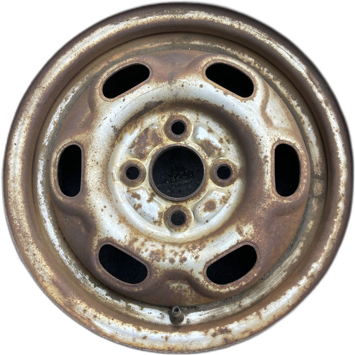 13" CIVIC 84 13x5, Htbk , 6 hole Original OEM Wheel Rim - Front View