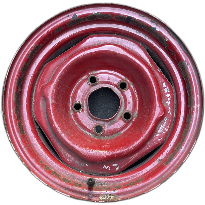 14" BONNEVILLE 82-83 14x6, standard steel Original OEM Wheel Rim - Front View