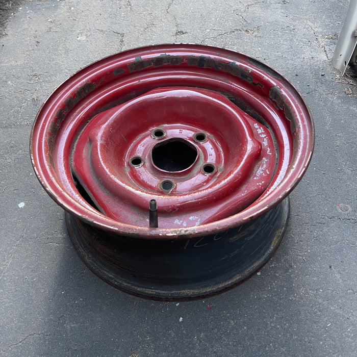 14" BONNEVILLE 82-83 14x6, standard steel Original OEM Wheel Rim - View 7