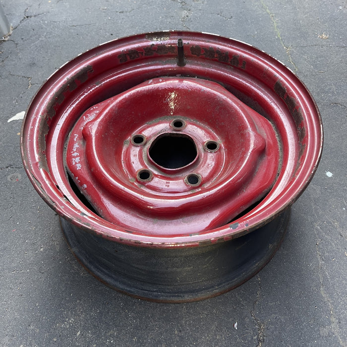 14" BONNEVILLE 82-83 14x6, standard steel Original OEM Wheel Rim - View 8