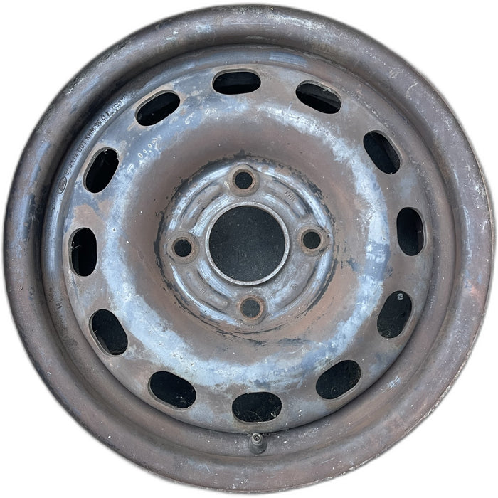 14" CONTOUR 95-97 14x5.5, steel Original OEM Wheel Rim - Front View