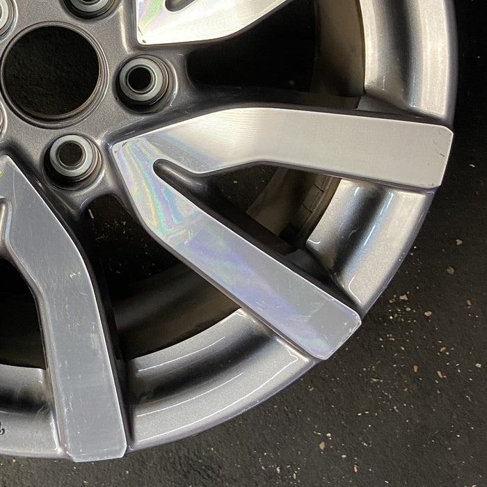 18" PILOT 19 18x8 alloy 5 V spoke factory installed w/machined face Original OEM Wheel Rim
