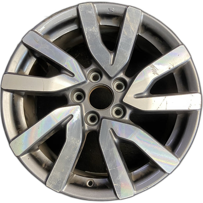 18" PILOT 19 18x8 alloy 5 V spoke factory installed w/machined face Original OEM Wheel Rim