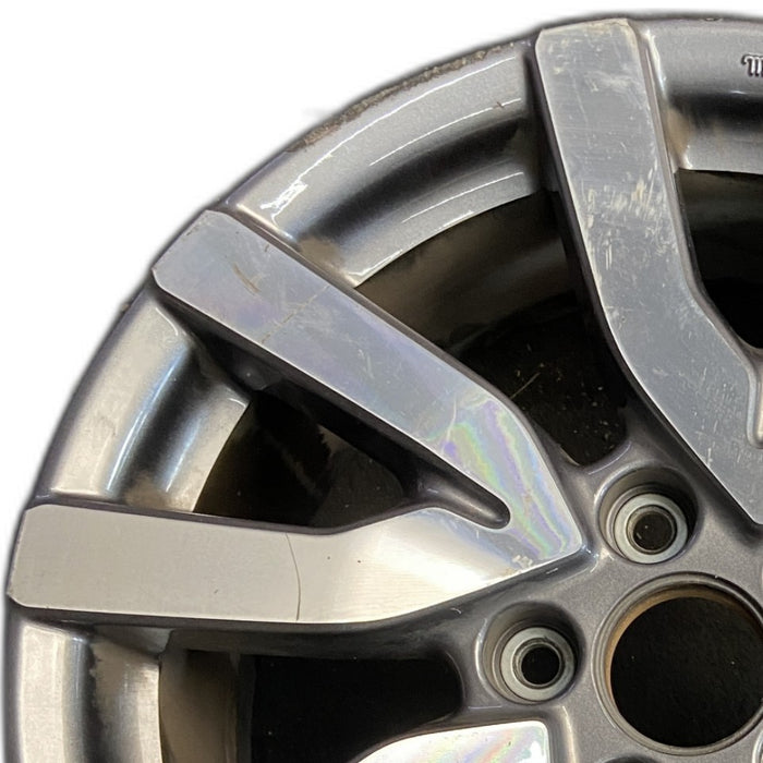 18" PILOT 19 18x8 alloy 5 V spoke factory installed w/machined face Original OEM Wheel Rim