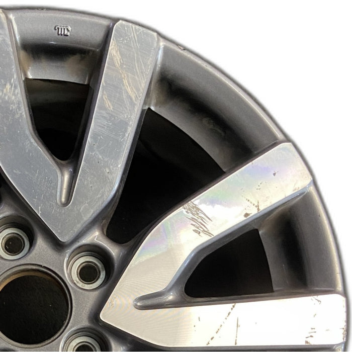 18" PILOT 19 18x8 alloy 5 V spoke factory installed w/machined face Original OEM Wheel Rim