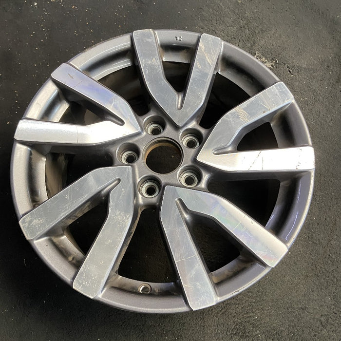 18" PILOT 19 18x8 alloy 5 V spoke factory installed w/machined face Original OEM Wheel Rim
