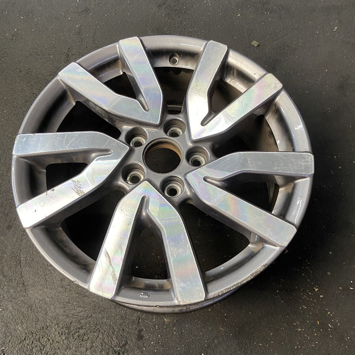 18" PILOT 19 18x8 alloy 5 V spoke factory installed w/machined face Original OEM Wheel Rim
