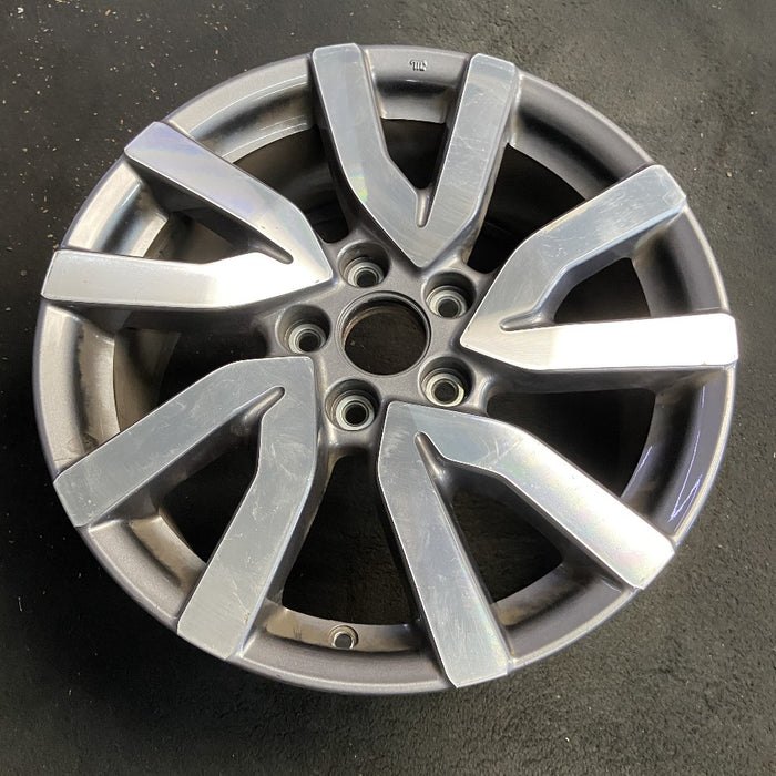 18" PILOT 19 18x8 alloy 5 V spoke factory installed w/machined face Original OEM Wheel Rim