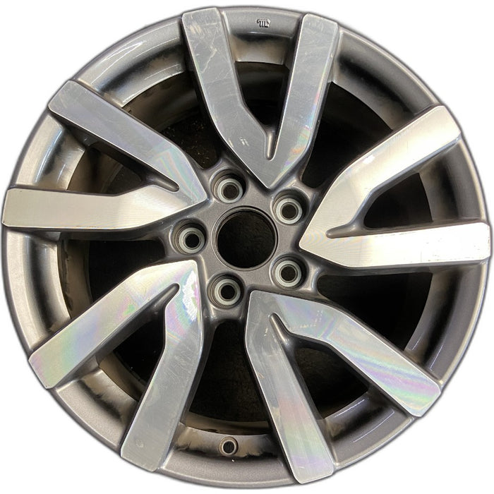 18" PILOT 19 18x8 alloy 5 V spoke factory installed w/machined face Original OEM Wheel Rim
