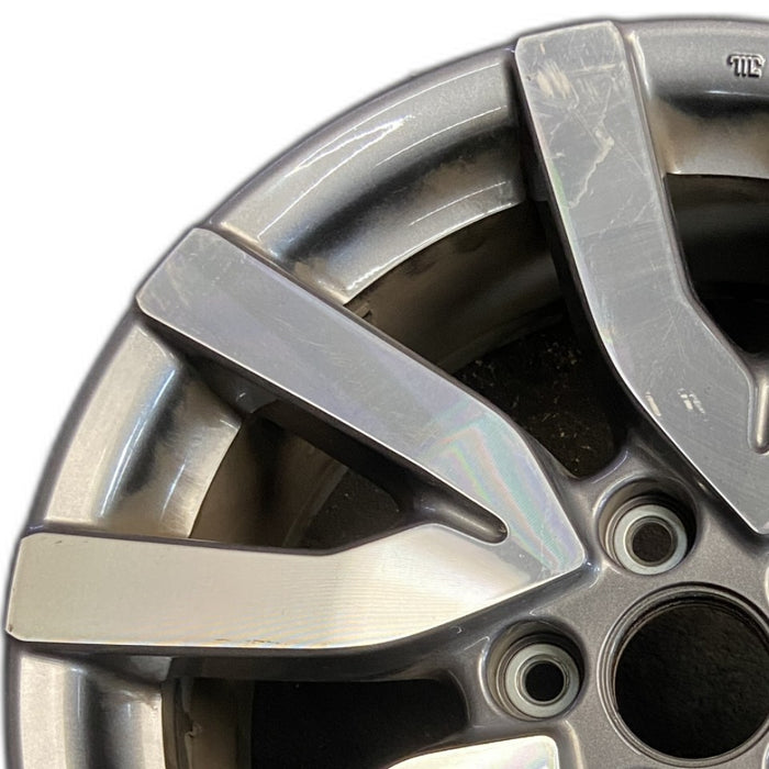 18" PILOT 19 18x8 alloy 5 V spoke factory installed w/machined face Original OEM Wheel Rim