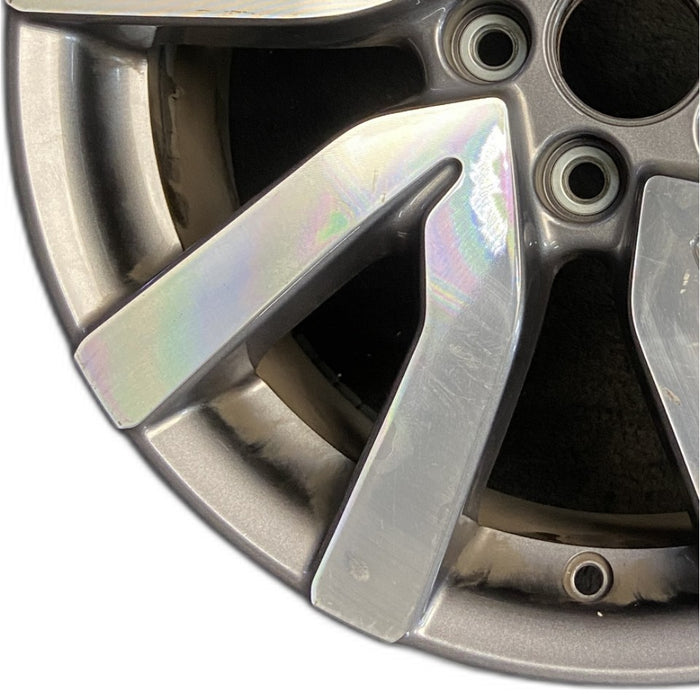 18" PILOT 19 18x8 alloy 5 V spoke factory installed w/machined face Original OEM Wheel Rim
