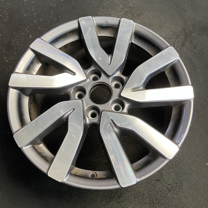 18" PILOT 19 18x8 alloy 5 V spoke factory installed w/machined face Original OEM Wheel Rim