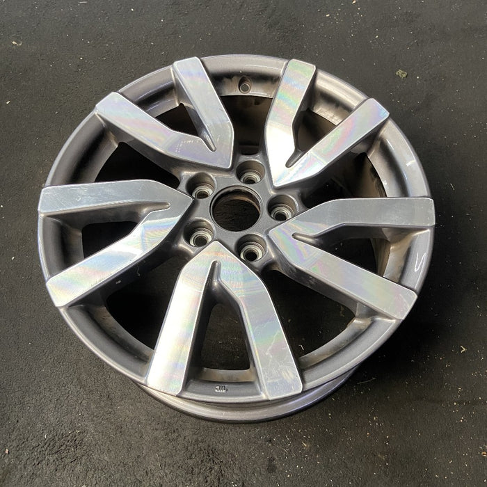 18" PILOT 19 18x8 alloy 5 V spoke factory installed w/machined face Original OEM Wheel Rim