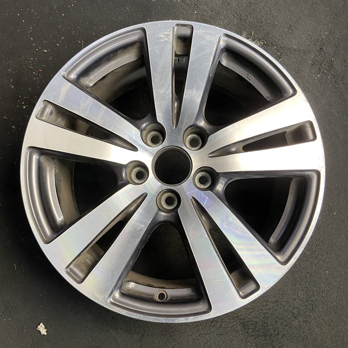 18" PILOT 16-18 18x8 , 5 double spoke , machined face Original OEM Wheel Rim - Additional View