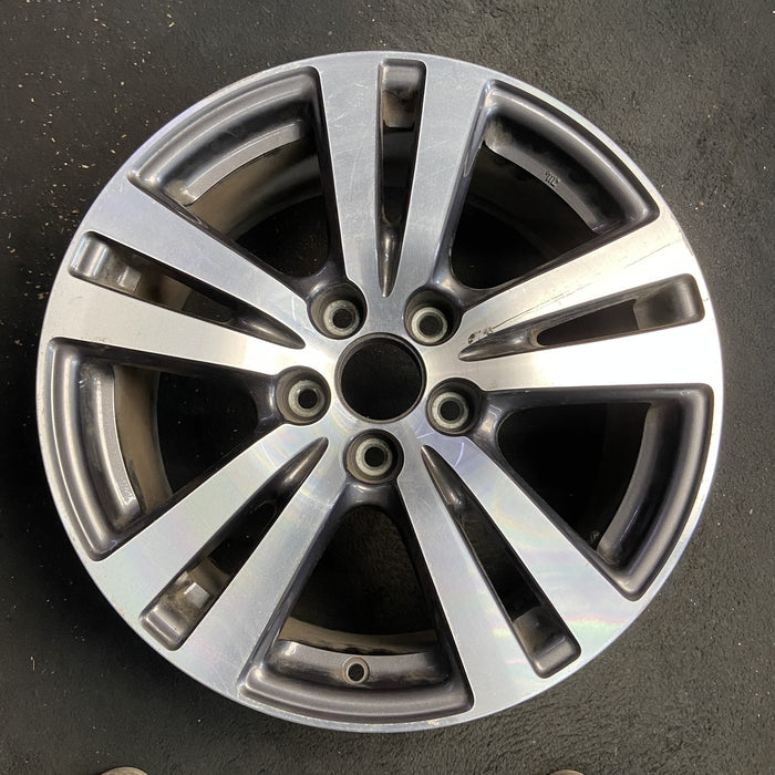 18" PILOT 16-18 18x8 , 5 double spoke , machined face Original OEM Wheel Rim - Additional View