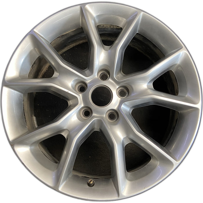 20" GRAND CHEROKEE 15-16 20x8, 10 spoke, Original OEM Wheel Rim - Front View