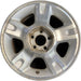 16" EXPLORER 01 2 Dr , 16x7, aluminum, 5 straight spokes Original OEM Wheel Rim - Front View