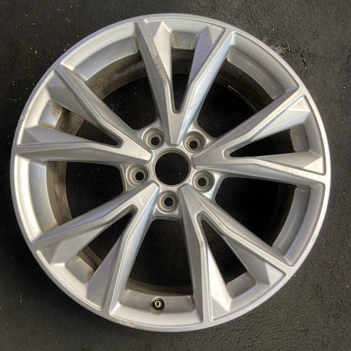 18" AUDI Q3 21-25 18x7 , , V spoke Original OEM Wheel Rim - Additional View