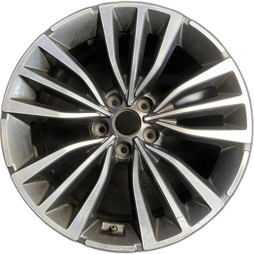 18" STINGER 18 18x8 , 15 spoke, machined face Original OEM Wheel Rim - Front View