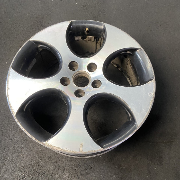 18" GOLF 06 VIN K 8th digit 5x112mm 18x7.5 alloy 5 spoke single Detroit black pockets Original OEM Wheel Rim
