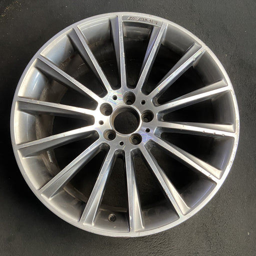 20" MERCEDES S-CLASS 14 222 Type; S550, 20x9.5, 14 spoke Original OEM Wheel Rim - Additional View