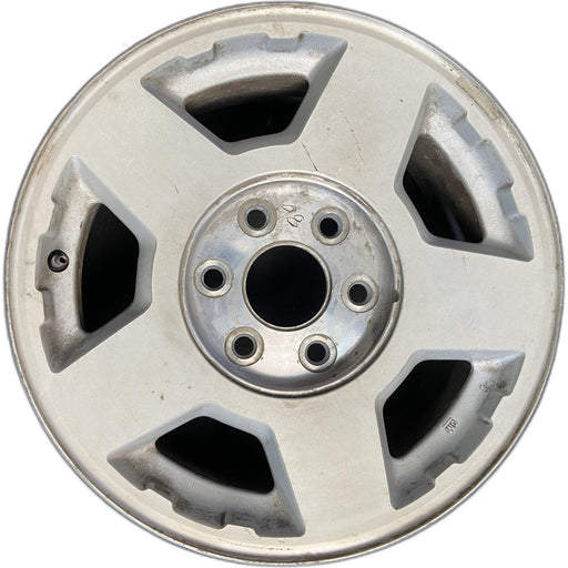 17" SILVERADO 1500 PICKUP 04 17x7.5, Original OEM Wheel Rim - Front View