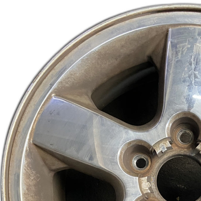 17" GRAND CHEROKEE 03-04 17x7.5 aluminum 5 spoke chrome finish wide flat spoke Original OEM Wheel Rim