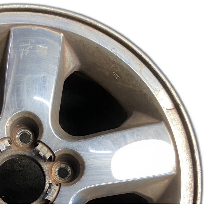 17" GRAND CHEROKEE 03-04 17x7.5 aluminum 5 spoke chrome finish wide flat spoke Original OEM Wheel Rim