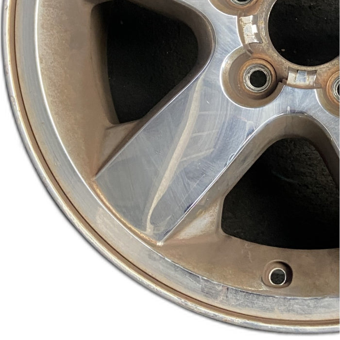 17" GRAND CHEROKEE 03-04 17x7.5 aluminum 5 spoke chrome finish wide flat spoke Original OEM Wheel Rim