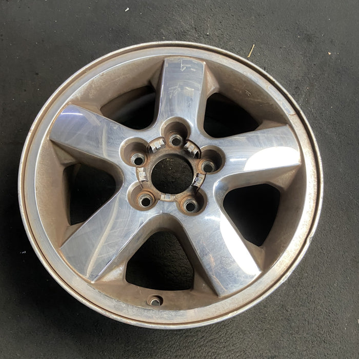 17" GRAND CHEROKEE 03-04 17x7.5, aluminum, 5 spoke, chrome finish, wide flat - View 7