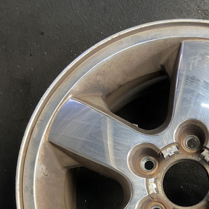 17" GRAND CHEROKEE 03-04 17x7.5 aluminum 5 spoke chrome finish wide flat spoke Original OEM Wheel Rim