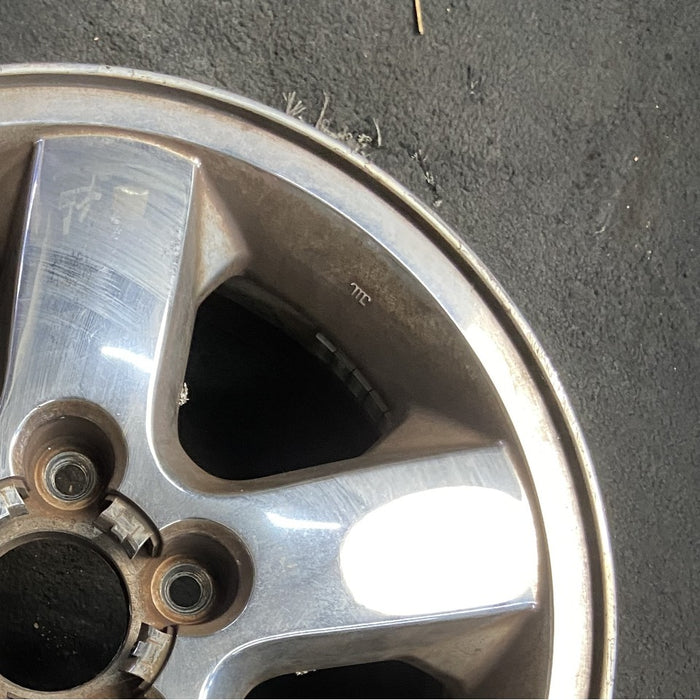 17" GRAND CHEROKEE 03-04 17x7.5 aluminum 5 spoke chrome finish wide flat spoke Original OEM Wheel Rim