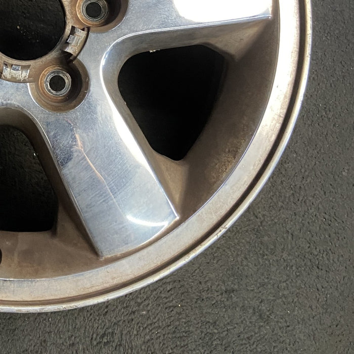 17" GRAND CHEROKEE 03-04 17x7.5 aluminum 5 spoke chrome finish wide flat spoke Original OEM Wheel Rim