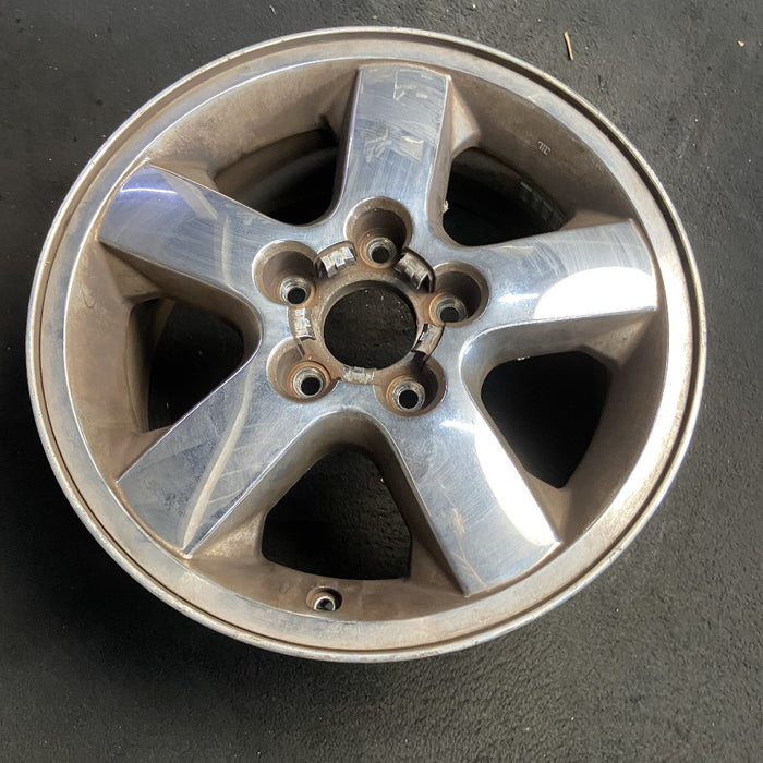 17" GRAND CHEROKEE 03-04 17x7.5 aluminum 5 spoke chrome finish wide flat spoke Original OEM Wheel Rim