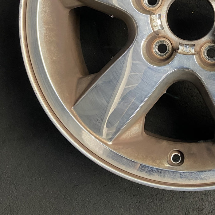 17" GRAND CHEROKEE 03-04 17x7.5 aluminum 5 spoke chrome finish wide flat spoke Original OEM Wheel Rim