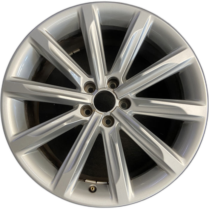 19" AUDI A7 12-15 19x8.5 Original OEM Wheel Rim - Front View