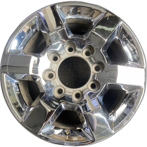 18" SIERRA 2500 PICKUP 15-18 18x8, aluminum, 6 spoke, flat spoke Original OEM - Front View