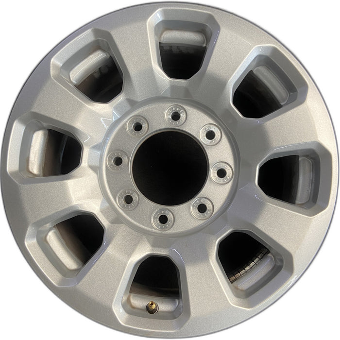 18" FORD F250SD PICKUP 23-24 18x8, aluminum, 8 spoke, flared spoke Original OEM - Front View